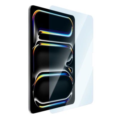 Apple iPad Pro 11 2025 M5 CaseWorld Eyesafe Mavi Işık Teknolojili Temperli Cam Ekran Koruyucu + Uygulama Aparatı - 4