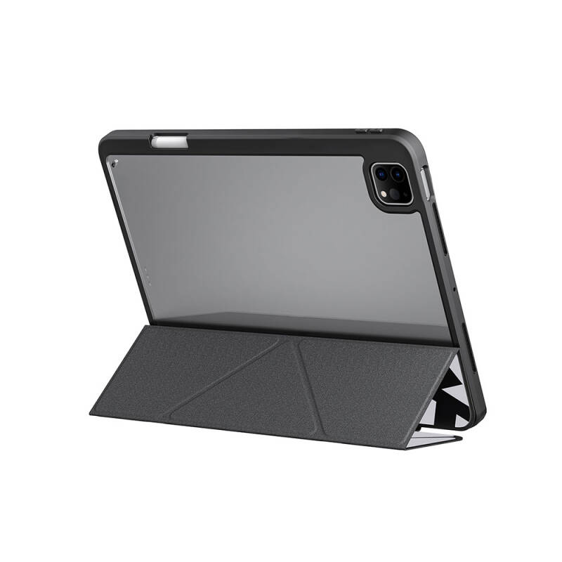 Apple iPad Pro 11 2025 M5 Kılıf SkinArma Holografik Tasarımlı Arkası Şeffaf Çıkarılabilir Magnetik Kira Kobai Kılıf - 12