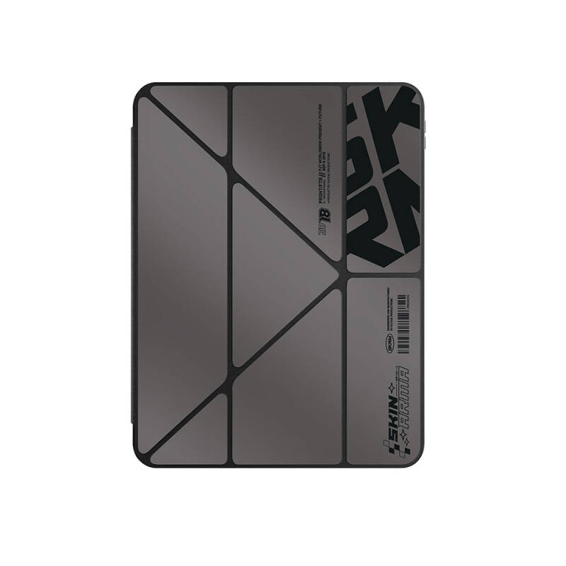 Apple iPad Pro 11 2025 M5 Kılıf SkinArma Holografik Tasarımlı Arkası Şeffaf Çıkarılabilir Magnetik Kira Kobai Kılıf - 4