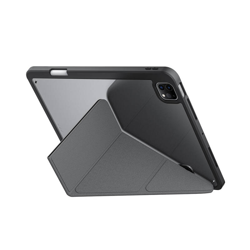 Apple iPad Pro 11 2025 M5 Kılıf SkinArma Holografik Tasarımlı Arkası Şeffaf Çıkarılabilir Magnetik Kira Kobai Kılıf - 11