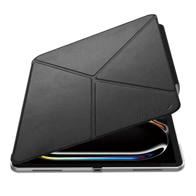 Apple iPad Pro 11 2025 M5 Raptic Clear Folio Airbag Transparent Cover Foldable Stand Case - 15
