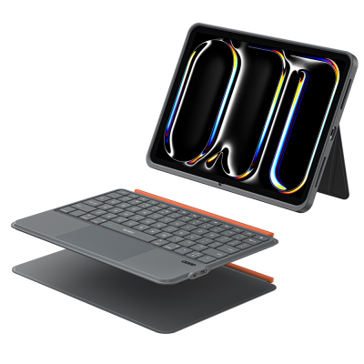 Apple iPad Pro 11 2025 M5 Wiwu MK-005 Combo 3-in-1 Case with Stylus Holder, Keyboard and Stand - Wiwu