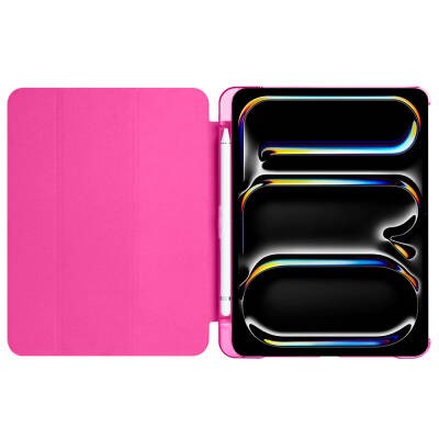 Apple iPad Pro 11 2025 M5 Zore Smart Cover with Pencil Compartment and Stand 1-in-1 Case - 17