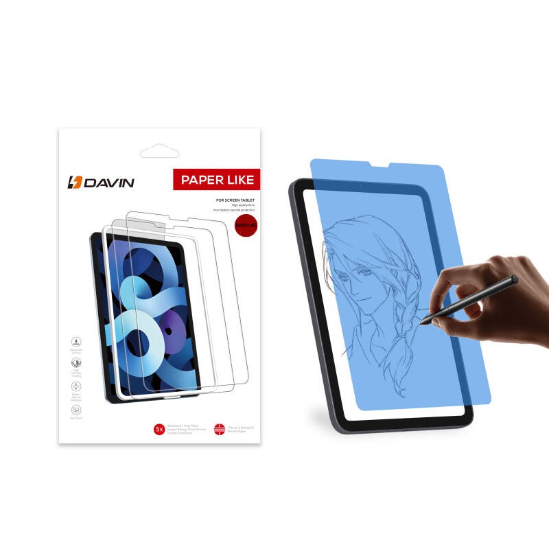 Apple iPad Pro 12.9 2015 Kağıt Hisli Mat Davin Paper Like Ekran ...