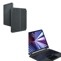 Apple iPad Pro 12.9 2018 (3.Generation) Wiwu Mag Touch Keyboard Stand Case - Wiwu