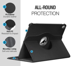 Apple iPad Pro 12.9 2018 (3.Generation) Zore Rotatable Stand Case - 2