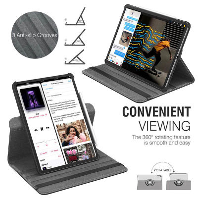 Apple iPad Pro 12.9 2018 (3.Generation) Zore Rotatable Stand Case - 5