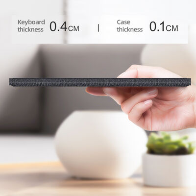 Apple iPad Pro 12.9 2020 (4.Nesil) Benks Multifunctional Kablosuz Klavyeli Kılıf
