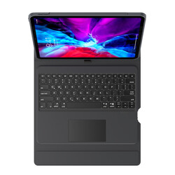 Apple iPad Pro 12.9 2020 (4.Nesil) Benks Multifunctional Kablosuz Klavyeli Kılıf - Benks