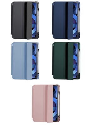 Apple iPad Pro 12.9 2020 (4.Nesil) Kılıf Zore Nort Arkası Şeffaf Standlı Kılıf - 2