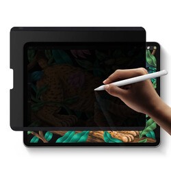 Apple iPad Pro 12.9 2020 (4.Nesil) Wiwu iPrivacy Magnetic Paper Like Ghost Screen Protector - 3