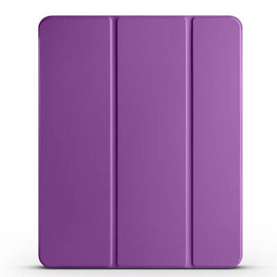 Apple iPad Pro 12.9 2020 (4.Nesil) Zore Smart Cover Kalem Bölmeli Standlı 1-1 Kılıf - 2