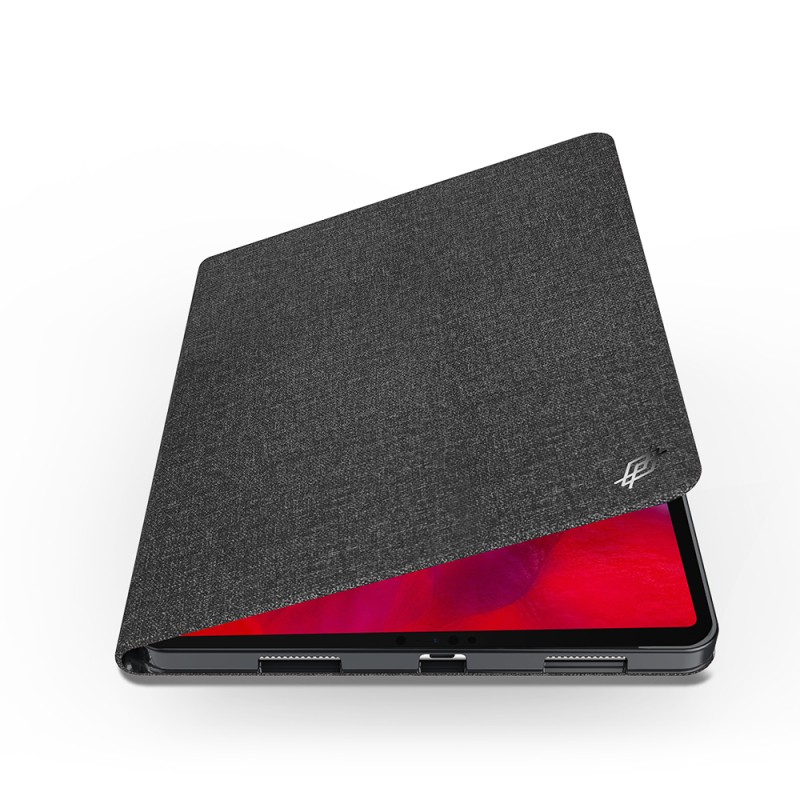 Apple iPad Pro 12.9 2020 (4th Gen) Raptic Smartstyle Stand Case with Pencil Holder - 3