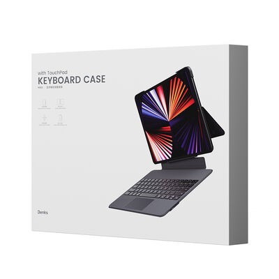 Apple iPad Pro 12.9 2021 (5.Generation) Benks KB02 Wireless Keyboard Case - 13