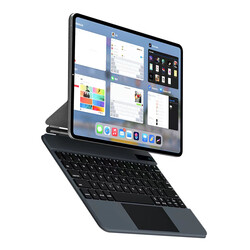 Apple iPad Pro 12.9 2021 (5.Nesil) Wiwu Magic Keyboard - Thumbnail