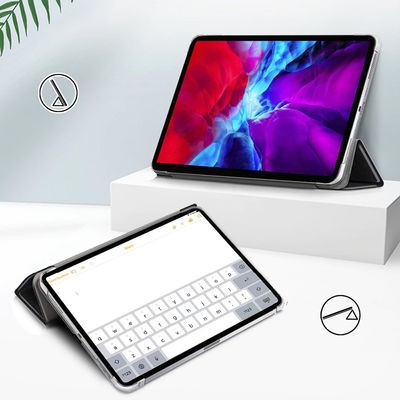 Apple iPad Pro 12.9 2021 (5.Nesil) Zore Smart Cover Standlı 1-1 Kılıf - 7