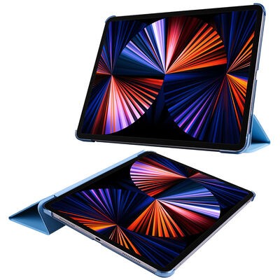 Apple iPad Pro 12.9 2021 (5.Nesil) Zore Smart Cover Standlı 1-1 Kılıf - 5