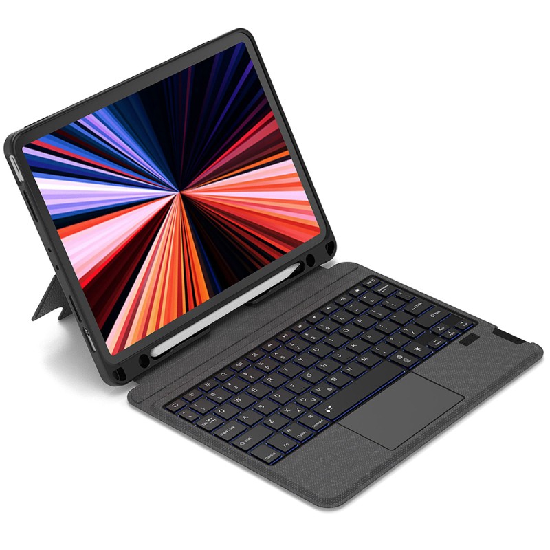 Apple iPad Pro 12.9 2021 (5th Gen) Wiwu MagTouch Series Keyboard Case with Hidden Pen Compartment - 10