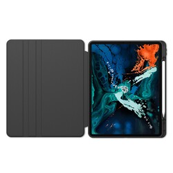 Apple iPad Pro 12.9 2022 M2 Kılıf Zore Nayn Dönebilen Standlı Kılıf - 8