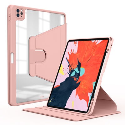 Apple iPad Pro 12.9 2022 M2 Kılıf Zore Nayn Dönebilen Standlı Kılıf - 1