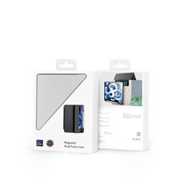 Apple iPad Pro 12.9 2022 M2 Kılıf Zore Nort Arkası Şeffaf Standlı Kılıf - 3