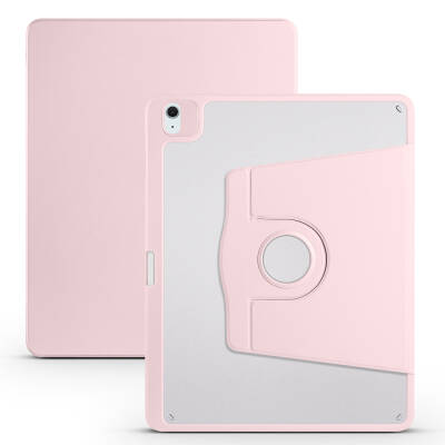 Apple iPad Pro 12.9 2022 M2 Kılıf Zore Termik Kalem Bölmeli Dönebilen Standlı Kılıf - Zore