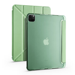 Apple iPad Pro 12.9 2022 M2 Kılıf Zore Tri Folding Kalem Bölmeli Standlı Kılıf - Thumbnail
