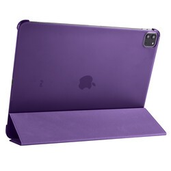 Apple iPad Pro 12.9 2022 M2 Zore Smart Cover Standlı 1-1 Kılıf - 7