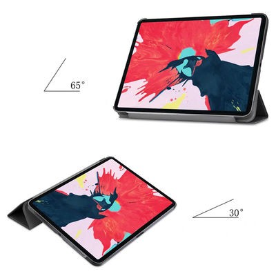 Apple iPad Pro 12.9 2022 M2 Zore Smart Cover Standlı 1-1 Kılıf - 8