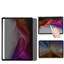 Apple iPad Pro 12.9 2022 M2 Zore Tablet Privacy Temperli Cam Ekran Koruyucu - Thumbnail