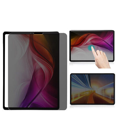 Apple iPad Pro 12.9 2022 M2 Zore Tablet Privacy Temperli Cam Ekran Koruyucu