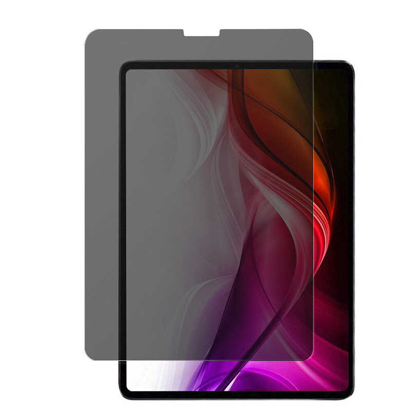 Apple iPad Pro 12.9 2022 M2 Zore Tablet Privacy Temperli Cam Ekran Koruyucu - Siyah