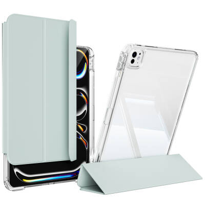 ​​Apple iPad Pro 13 2024 Case Magnetic Detachable Airbag Zore Sliding Tablet Case - Zore