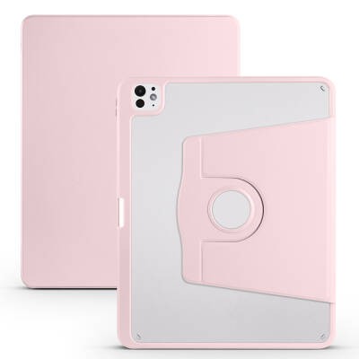 Apple iPad Pro 13 2024 Case Zore Termık Pen Compartment Rotatable Stand Case - 2