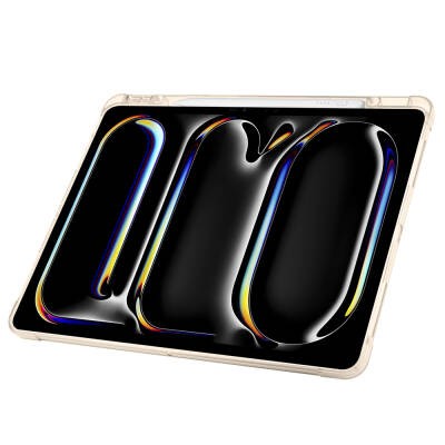 Apple iPad Pro 13 2024 Case Zore Tri Folding Stand Case with Pen Compartment - 3