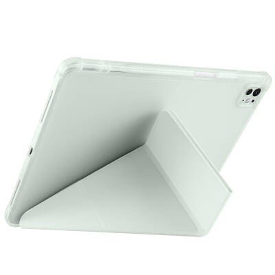 Apple iPad Pro 13 2024 Case Zore Tri Folding Stand Case with Pen Compartment - 5