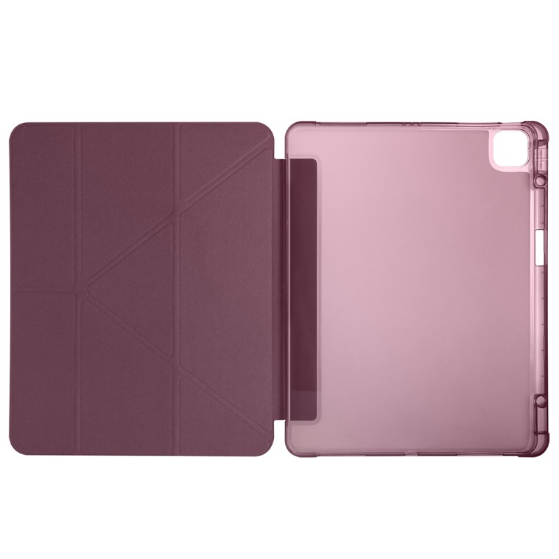 Apple iPad Pro 13 2024 Kılıf Zore Tri Folding Kalem Bölmeli Standlı Kılıf - 22