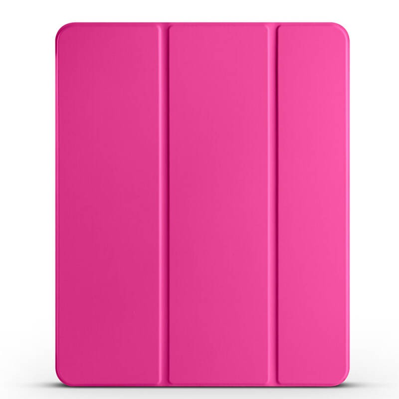 Apple iPad Pro 13 2024 Zore Smart Cover Kalem Bölmeli Standlı 1-1 Kılıf - 3