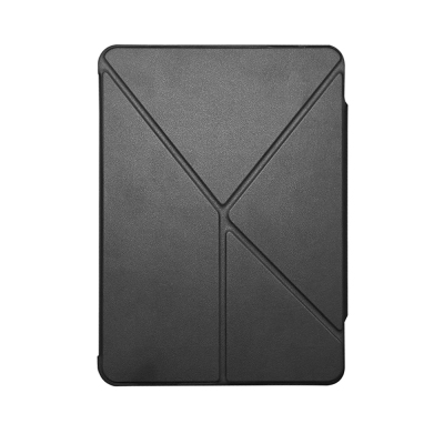 Apple iPad Pro 13 2025 M5 Raptic Clear Folio Airbagli Şeffaf Kapaklı Katlanabilir Standlı Kılıf - Raptic