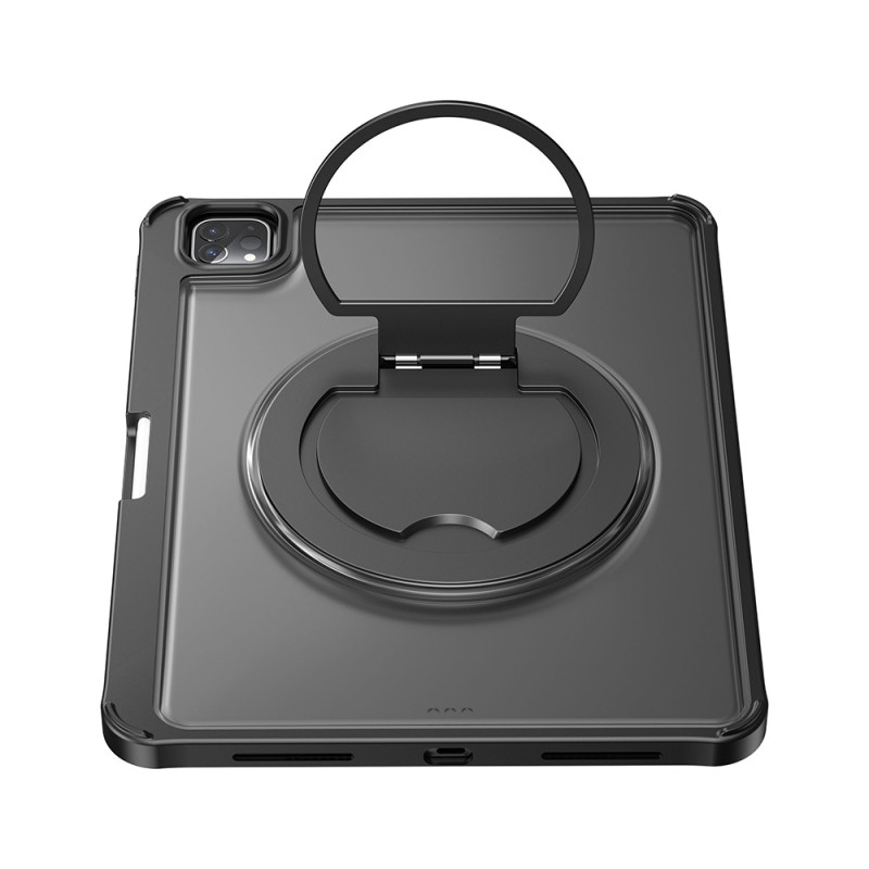Apple iPad Pro 13 2025 M5 Wiwu MK-007 Combo Pro Kalem Bölmeli Klavyeli Standlı Kılıf - 6