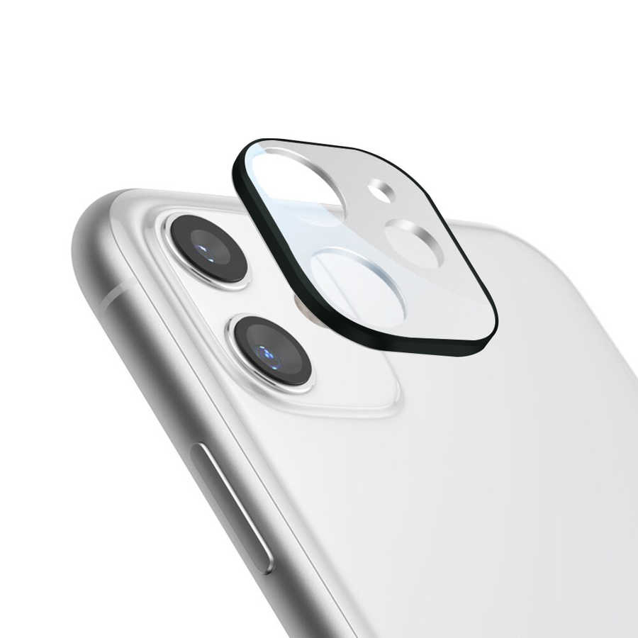 Apple iPhone 11 Benks Kamera Lens Koruyucu - Beyaz