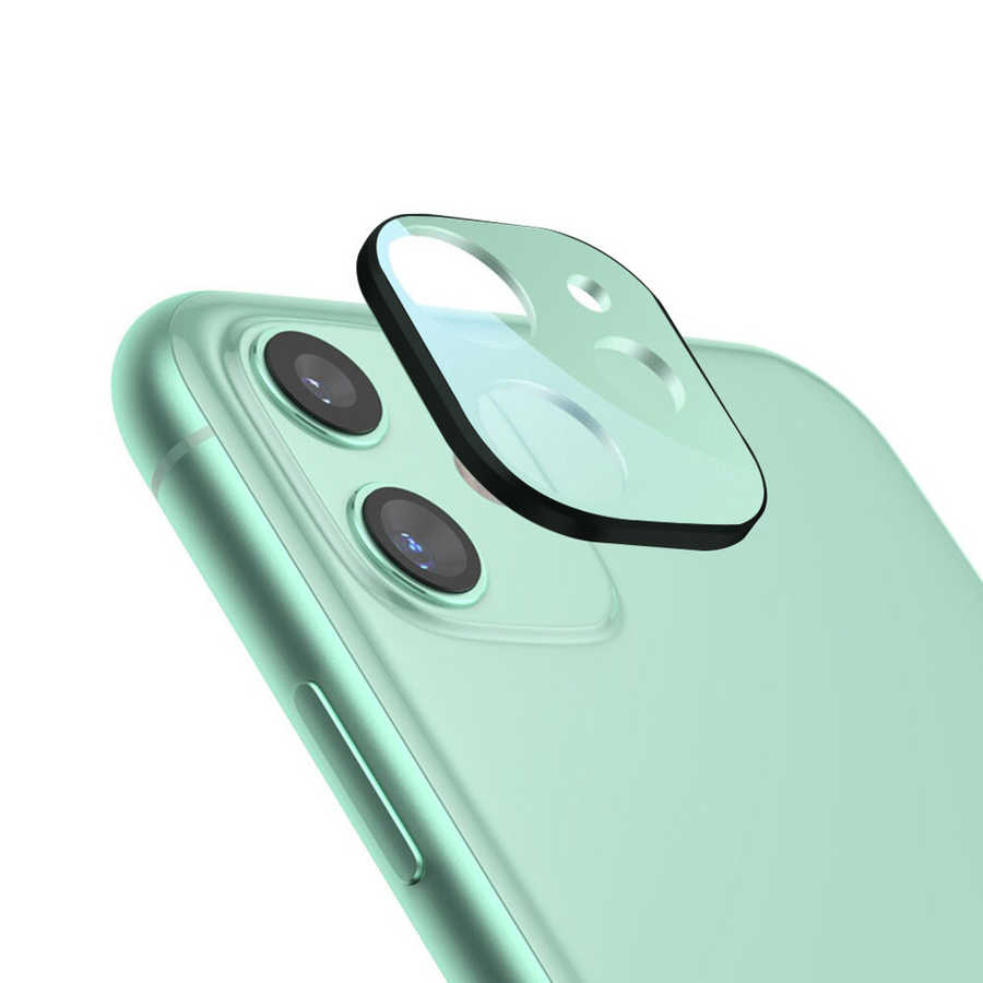 Apple iPhone 11 Benks Kamera Lens Koruyucu - Yeşil
