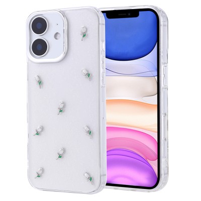 Apple iPhone 11 Case Airbag Design Glitter Transparent Zore Kutup Cover - 4