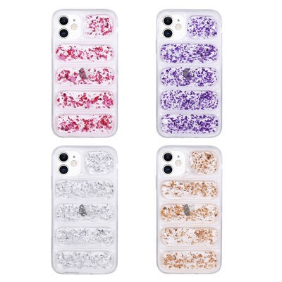 Apple iPhone 11 Case Camera Protected Glittery Airbag Zore Dalga Cover - 6
