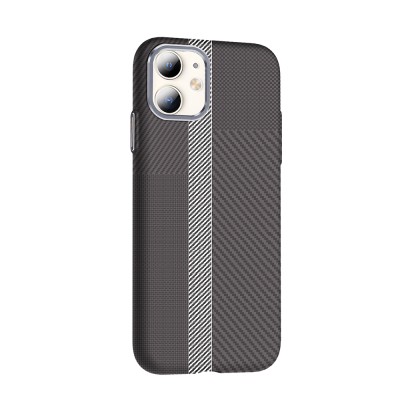 Apple iPhone 11 Case Magsafe Charging Feature Carbon Fiber Look Zore Gros Cover - 10