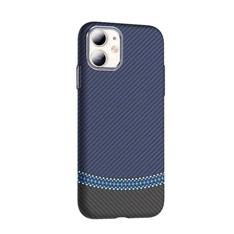 Apple iPhone 11 Case Magsafe Charging Feature Carbon Fiber Look Zore Gros Cover - 14