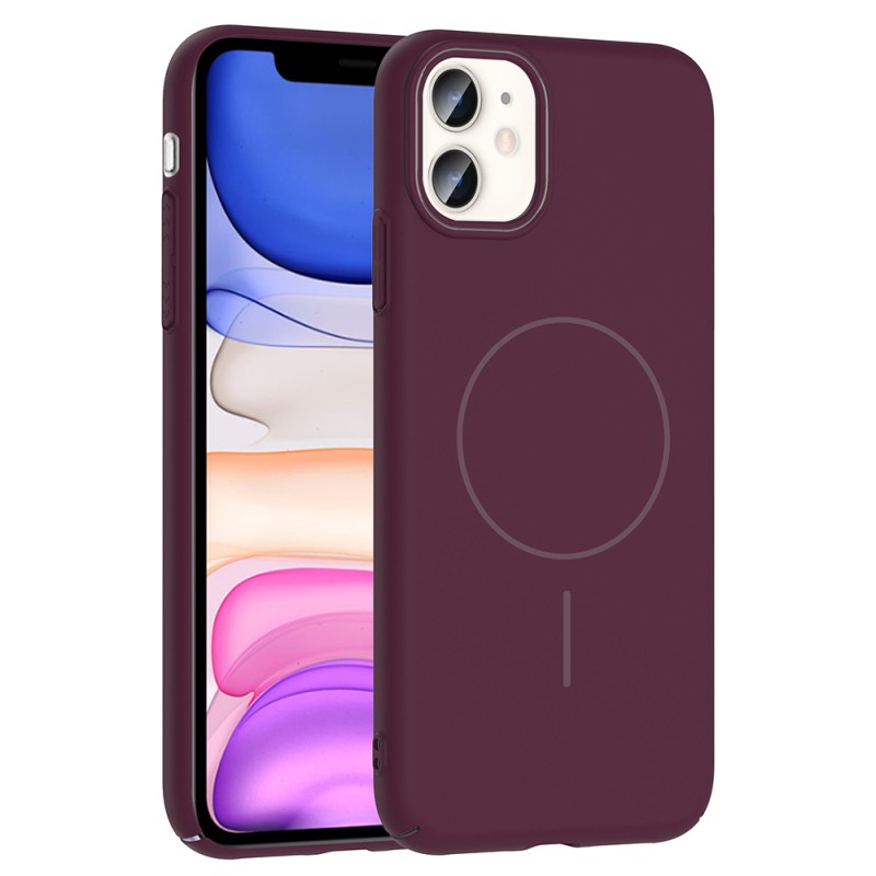 Apple iPhone 11 Case Magsafe Charging Featured Zore Ruby Hard Cover - 4