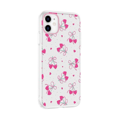 Apple iPhone 11 Case with Camera Protector, Patterned Zore Clip Cover - 7