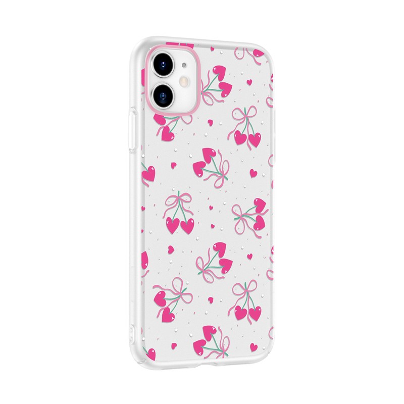 Apple iPhone 11 Case with Camera Protector, Patterned Zore Clip Cover - 7