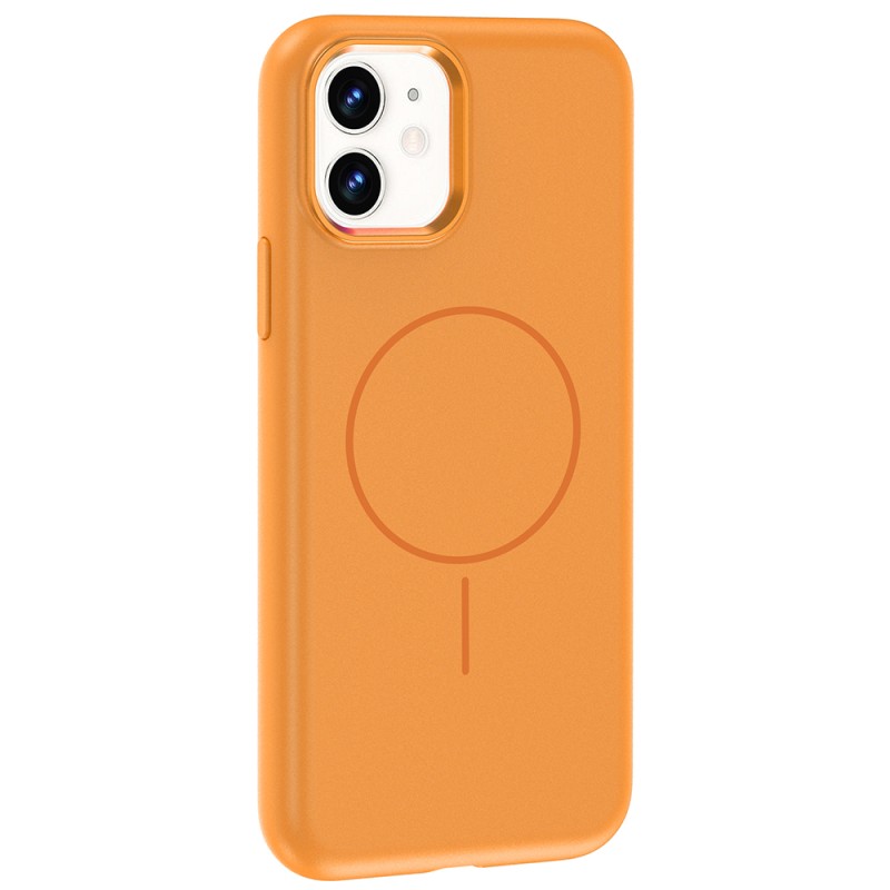 Apple iPhone 11 Case with M-Safe Charging Feature, Metal Camera Frame, Zore Edi Silicone Cover - 10